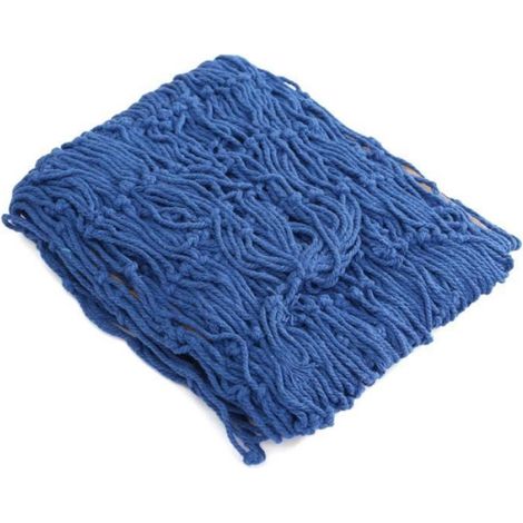 100cmX200cm Filet de Pêche en Fil de Coton Pour Décoration Maison BLEU FONCE (1/4)