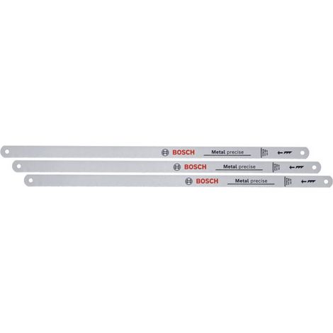 Bosch Home and Garden 1600A032UM Utensili manuali lame per seghetto da 300 mm 24 TPI 3 pezzi Lunghezza lama della sega (1/3)