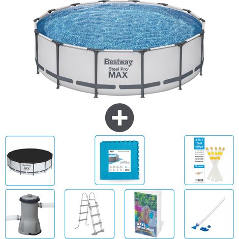 Bestway Steel Pro MAX Rund - 427x122 cm - 8-teilig S531