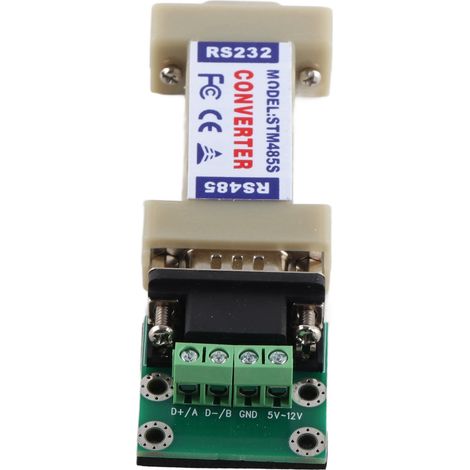 Convertisseur RS232 vers RS485 semi-duplex pour communication série industrielle (1/4)