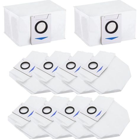 UlisemLotto di 10 sacchetti per aspirapolvere Accessori per Deebot X1 Omni / X1 e Omni / T20 Omni, accessori di ricambio per aspirapolvere Sacchetto per la polvere (1/4)