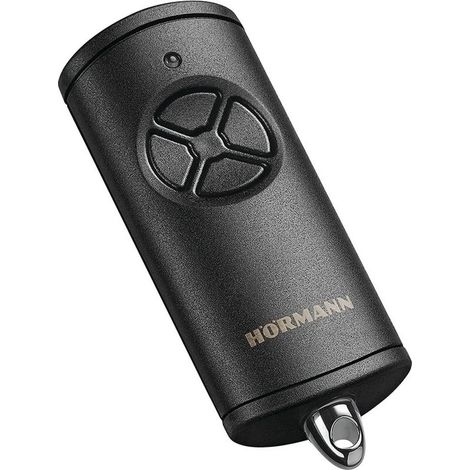 Transmisor de control remoto de 4 botones HORMANN HSE 4BS 4511736 Negro mate (1/2)