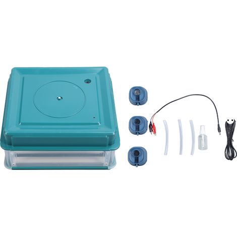 Contrôleur d'incubateur à œufs avec lumière LED, retournement automatique, régulateur d'humidité, vert, prise UE 220V, 38 œufs (1/5)