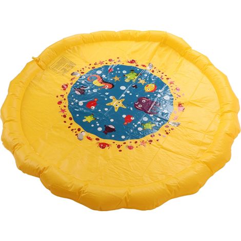 Tapis de jeu gonflable à jet d'eau pour enfants, pliable, extérieur (1/5)