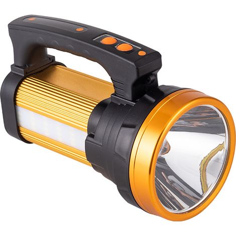 Lampe torche LED rechargeable ultra-puissante, 100 W, grand format, très lumineuse et à longue portée pour le jardinage. (1/5)