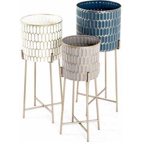 Lot de 3 Caches Pots Déco "Martira" 70cm Multicolore