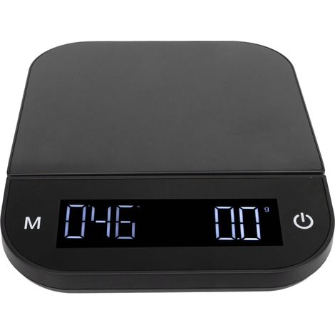 Digitale Kaffeewaage, wasserdicht, 0,1 g, hohe Genauigkeit, manuell/automatisch, kleine Backwaage mit Timer, 5 kg (1/5)
