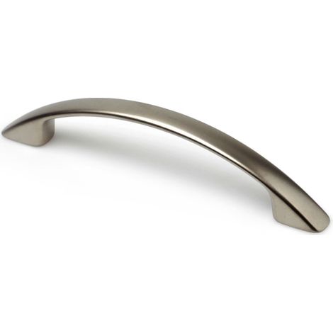 Asa de zamak con acabado níquel bisú, dimensiones:124x11x26mm y entrepuntos:96mm - (1/5)