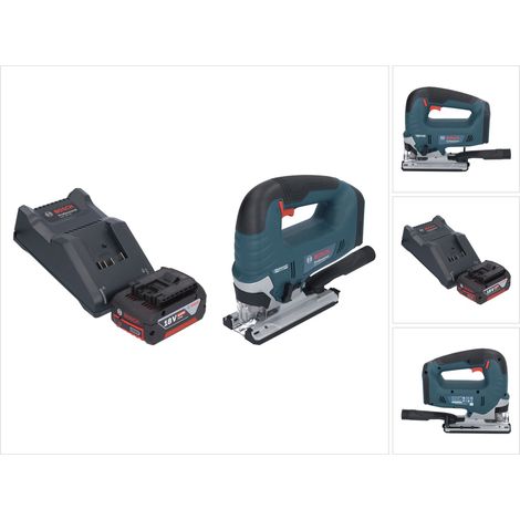 Bosch GST 18V-125 B Professional Akku Stichsäge 18 V 125 mm Brushless + 1x Akku 4,0 Ah + Ladegerät (1/5)