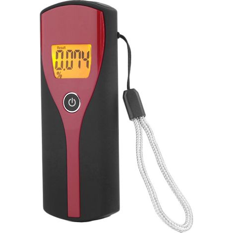 Testeur d'alcool numérique à écran LCD, analyseur d'alcoolémie sans contact par souffle (1/5)
