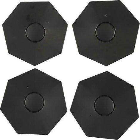 Lot de 4 enjoliveurs centraux de roue pour automobile : embellit et protège les roues (1/4)