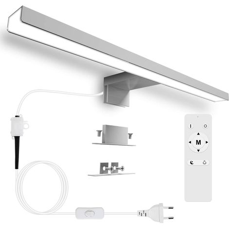 Lampe LED pour miroir de salle de bain - Sans scintillement - Blanc neutre (1/5)