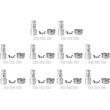 10 Pièces Accessoires pour Autocuiseur, Couvercle Anti-Blocage, Support, Soupape Flottante, Joint de Remplacement (1/5)