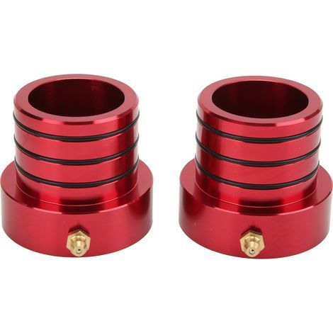 Kit de Joint de Tube d'essieu Avant, Finition Anodisée de Pièces Automobiles Durables pour le Remplacement de Réparation pour (Rouge). (1/5)