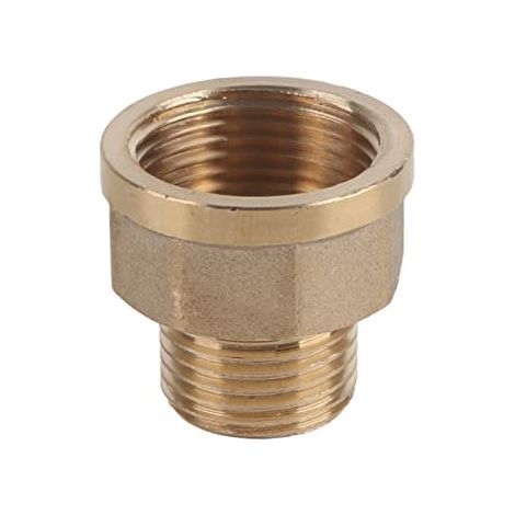 1pc Raccord de Tuyauterie en Laiton Douille Réducteur Adaptateur de Tuyau 1/2 BSPT Filetage Mâle et 3/4 BSPT Filetage Femelle (1/5)