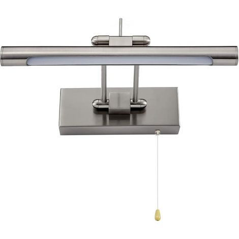 Aplique LED de pared para baño - Interruptor de tirador - Espejo ajustable IP44 - 4000K 35 cm/6 W (1/4)