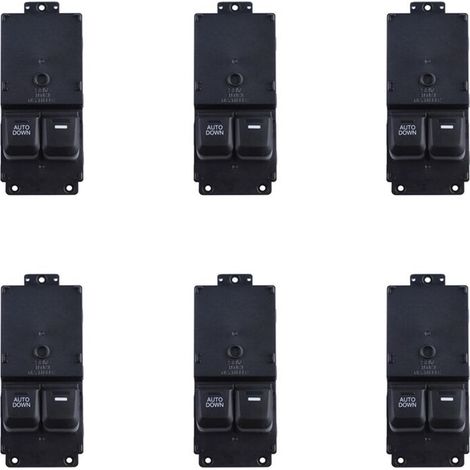 Adecuado para 6X 93570-4Y001 935704Y001, adecuado para piezas de automóviles Rio, interruptor de elevalunas eléctrico delantero izquierdo.