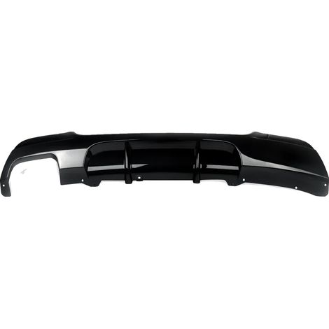 Difusor trasero para parachoques, diseño deportivo, compatible con los deportivos de lujo E92 y E93, negro brillante. (1/2)