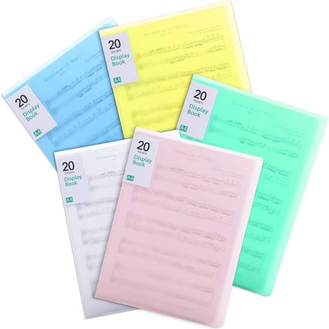 Carpeta para espacios creativos, carpeta de presentación para portafolios, lomo personalizable, funda semitransparente para archivos, papel antirreflejos libre de ácido.