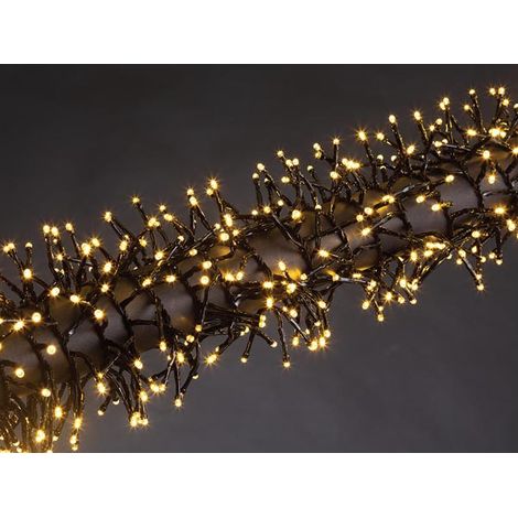 Velleman Merga ghirlanda luminosa nera 12 metri LED