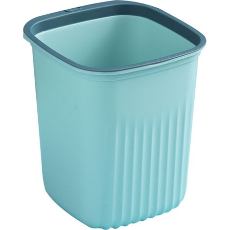 Poubelle cuisine bureau salle de bain salon poubelle en plastique avec anneau de pression (1/5)