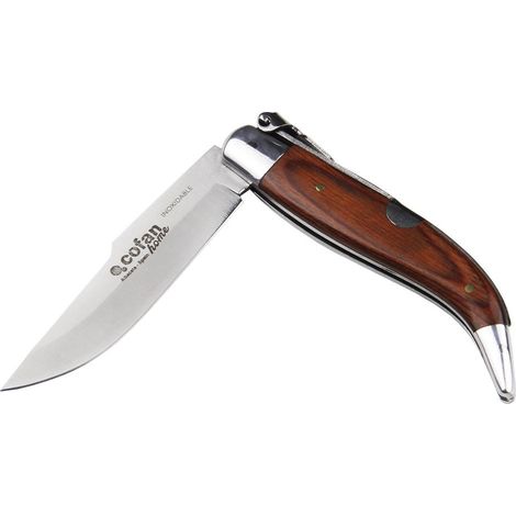 COFAN navaja clásica de teja con 8 cm. de hoja , Navaja clásica de teja de gran calidad. Cuenta con una hoja que está fabricada en acero inoxidable de muy buena calidad, cuya longi