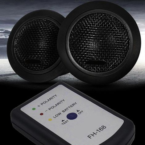 Testeur de polarité FH-168, phaseur de haut-parleur avec disque, alimenté par une pile 6F22 9V. (1/4)