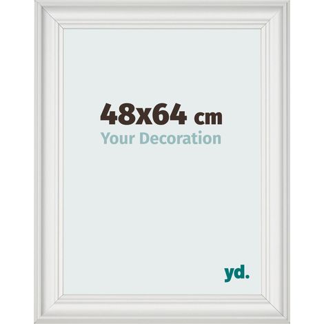 yd. - Cadre photo 48x64 - Blanc Patine - MDF - Lazio (1/5)