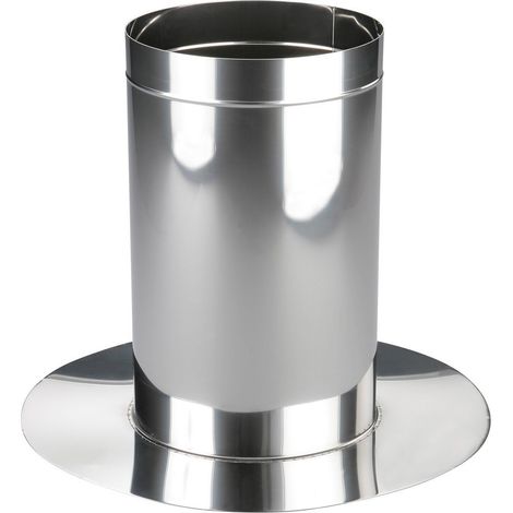 Flachdachflansch DN 350, 0°, 500mm Edelstahl - 7747204946 von Buderus (1/2)