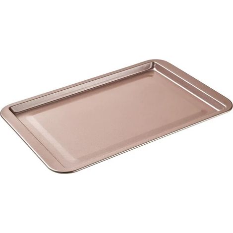 Plaque À Pâtisserie Rectangulaire - Acier Au Carbone - Antiadhésif - Pour Biscuits Tartes Pizza Rôtis Muffins Pain - L (1/5)