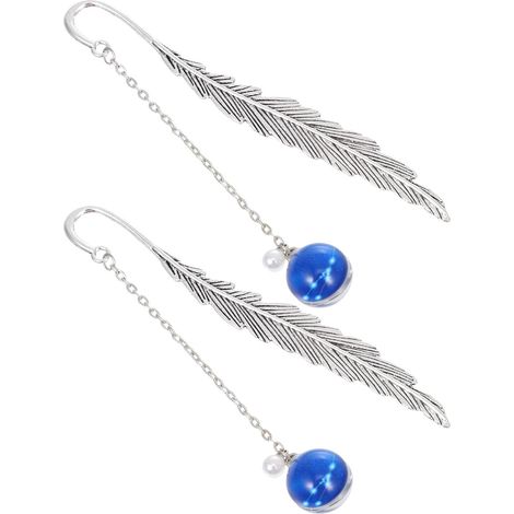 2 Metall Lesezeichen Sternzeichen Leuchtend Retro Stil
