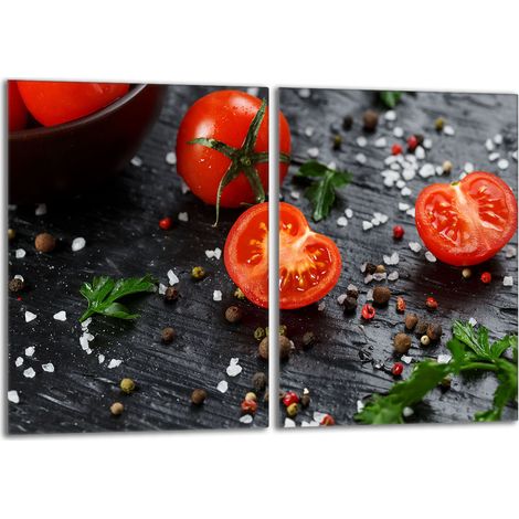 Glasschutzplatte für den Herd 2x40x52 Tomate (1/5)