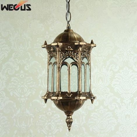 Lampe suspendue - Pas - E27 - Acrylique - Design rétro - Extérieur (1/4)