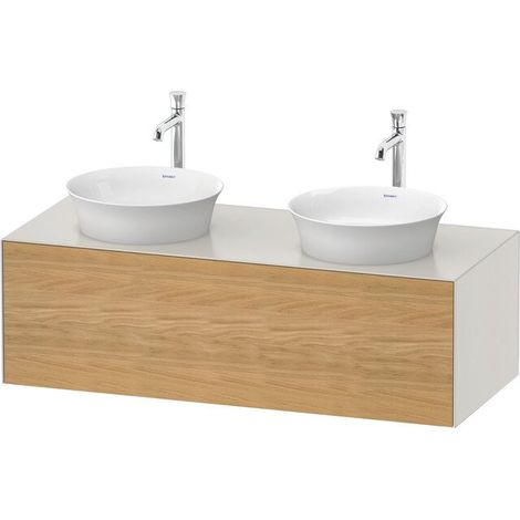 DURAVIT WT4978BH539 WTU White Tulip suspendu, 1 tiroir, des deux côtés