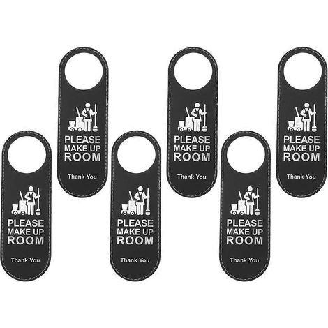 Panneau décoratif « Veuillez ranger votre chambre » (6 pièces) avec une visibilité optimale (1/5)