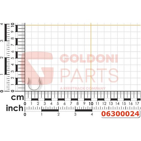 Molla ritegno leva ORIGINALE GOLDONI 06300024