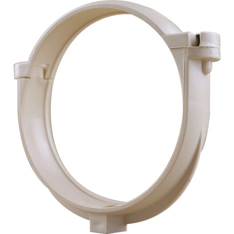 First Plast – Collier de serrage pour tube de descente PVC Ø100 – Résistant aux intempéries – Fixation par patte à vis – Gamme certifiée UNI EN 607 (1/5)