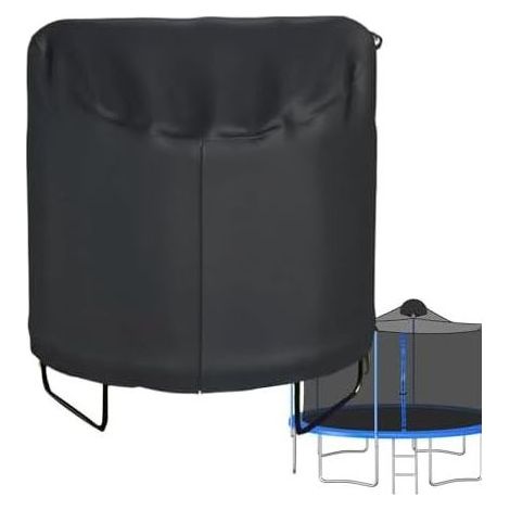 Bâche D'Ombrage pour Trampoline - Ombrage Protecteur Coupe-Vent Housse Ronde Utilisation en Extérieur Jardin Maison Parc Aire Jeux Été et Hiver (1/5)