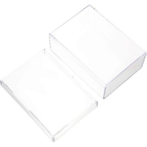 Kunststoffbox mit Deckel zur Aufbewahrung von Spielkarten. (1/5)
