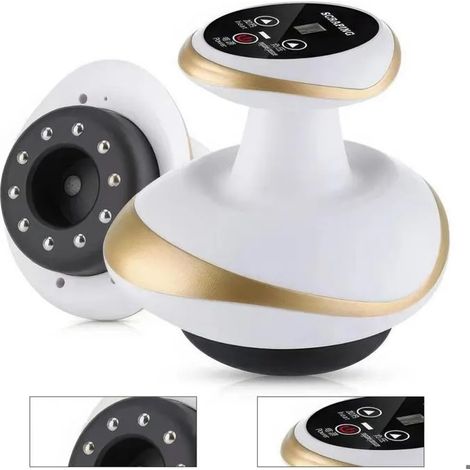Appareil Massage Drainage Lymphatique Gua Sha Électrique Ventouses 18 Niveaux LED 1200 mAh (1/5)