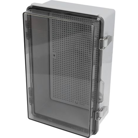 Boîte de jonction électrique étanche 175 x 275 x 110 mm IP67 en plastique ABS avec plaque de montage (1/5)