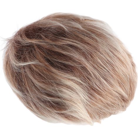 Perruque courte pour femme, synthétique, lisse, duveteuse, résistante à la chaleur, douce et ajustable. (1/5)