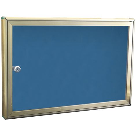 Bacheca Porta Avvisi Ideal Star in Alluminio Cm 55 x 37 x 5 (per 2 Fogli A4 (1/2)