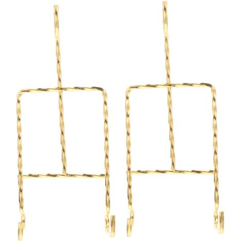 2pièces Porte-gobelet Présentoir Métal Pour Table Support Pour Tasse Et Assiettes (1/5)