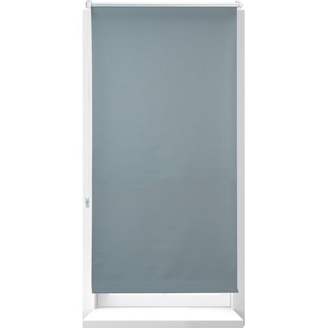 Cortina opaca gris de 60 a 120 de ancho