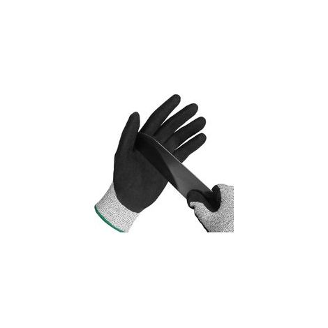 Gants anti-coupure niveau 5 – Acier inoxydable et polyéthylène – Lavables, légers et respirants – Pour épluchage huîtres, jardinage, découpe