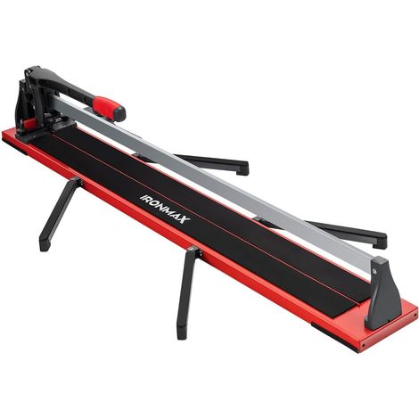 Goplus – Coupe carrelage manuel 1200mm – Lame en carbure de tungstène – Coupe jusqu'à 16mm d'épaisseur – Guide coulissant et échelle amovible (1/5)