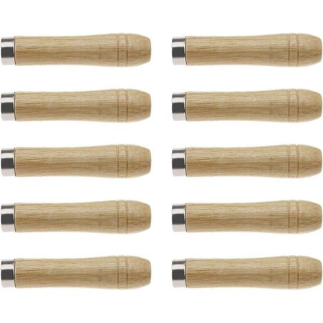 10 manches de lime en bois pour l'entretien des outils de garage et de menuiserie (1/5)