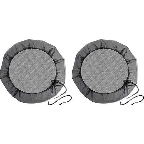 Maille housse pour pluie Barrels avec Drawstring Netting Screen housse pour pluie Catcher pluie eau Catching System noir (1/5)