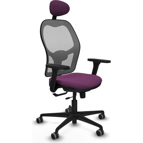 Chaise de bureau piqueras y crespo Jorquera mousse injectée 65 mm roues (1/2)